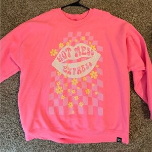 Krista Horton Slyfox Collab Graphic Hot Mess Sweatshirt